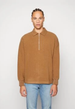 ARKET Fleece Trui - Fudge