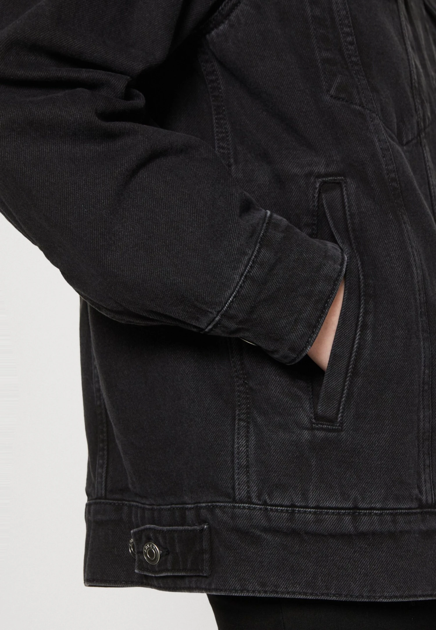 ARKET Halflange Jas - Black 8 ARKET Halflange Jas - Black - Afbeelding 6