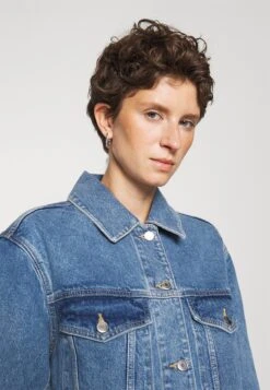 ARKET Halflange Jas - Blue -Arket Mode Shop 1f9c6db8115f42689574f67c6d7bc5ff