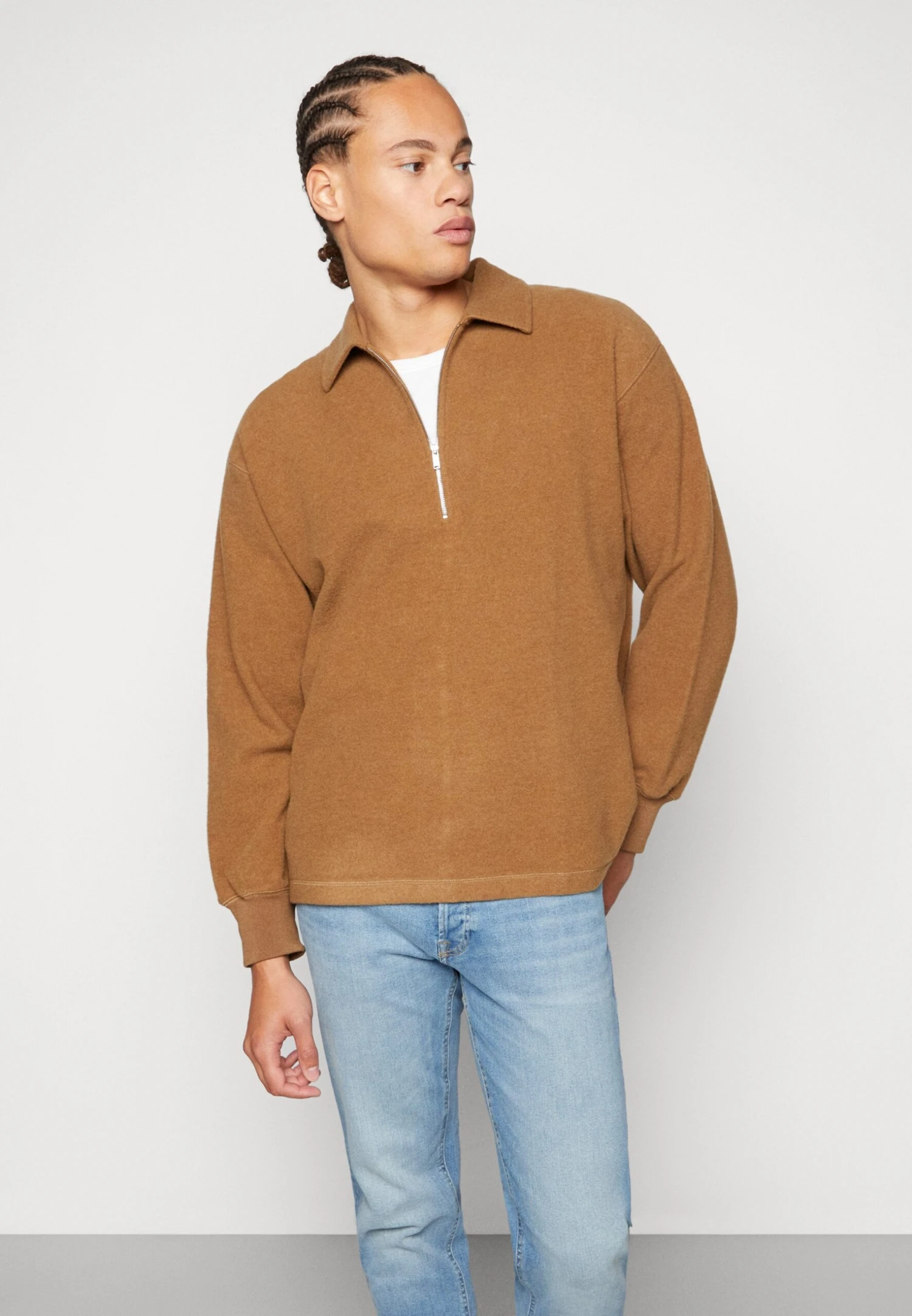 ARKET Fleece Trui - Fudge 6 ARKET Fleece Trui - Fudge - Afbeelding 4