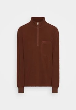 ARKET Fleece Trui - Brown -Arket Mode Shop 2ea7dbee2d3c4939a9391ae8e0b0bd31