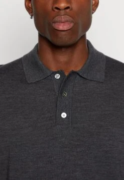 ARKET Poloshirt - Grey Melange -Arket Mode Shop 3fcf2dde8d674d0eb222aca23d54a132