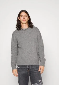 ARKET Sanit Oversized Crew - Trui - Grey Melange