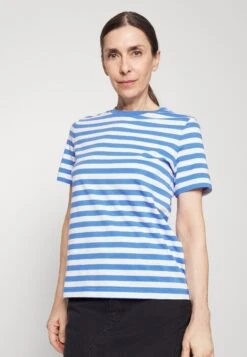 ARKET T-Shirt Basic - Blue/White