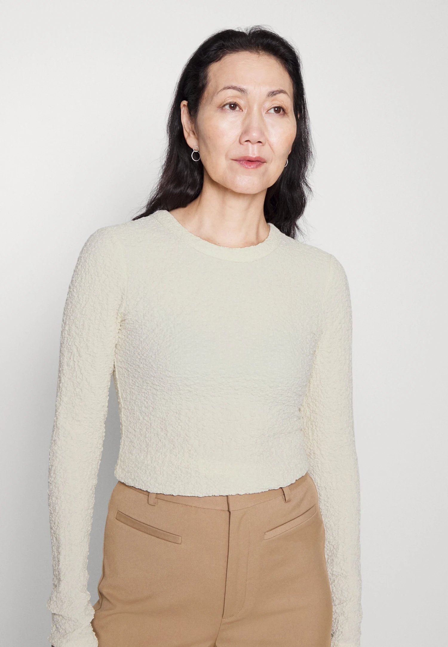 ARKET Longsleeve - Off White 6 ARKET Longsleeve - Off White - Afbeelding 4