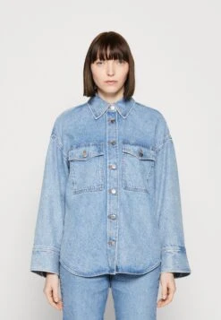 ARKET Overhemdblouse - Blue Dusty Light