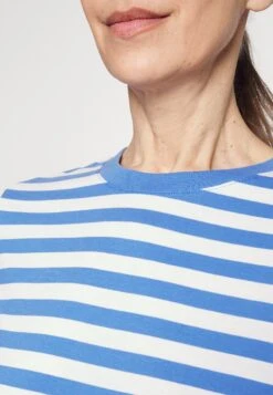 ARKET T-Shirt Basic - Blue/White -Arket Mode Shop 97c32983be9841caad811228153d129b