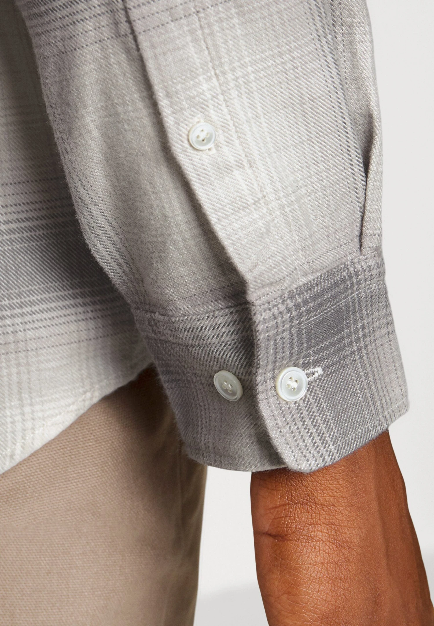 ARKET Overhemd - Grey/Light Grey 6 ARKET Overhemd - Grey/Light Grey - Afbeelding 4