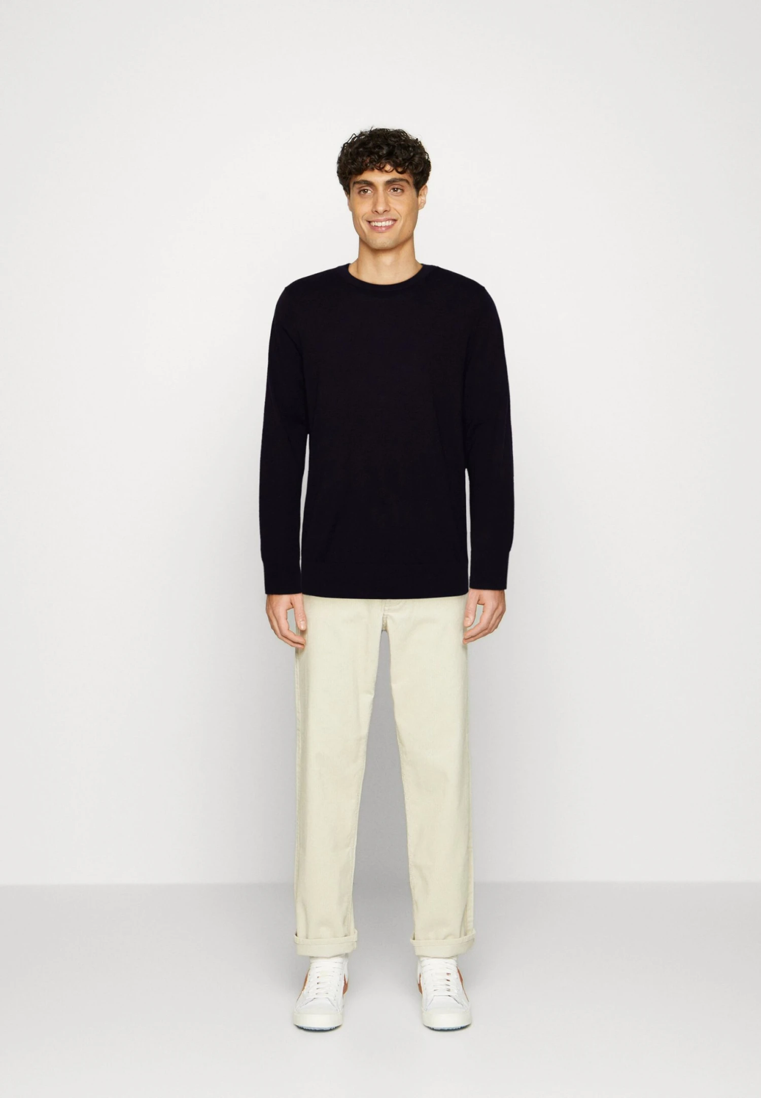 ARKET Sylvester Crew Neck - Trui - Navy 4 ARKET Sylvester Crew Neck - Trui - Navy - Afbeelding 2