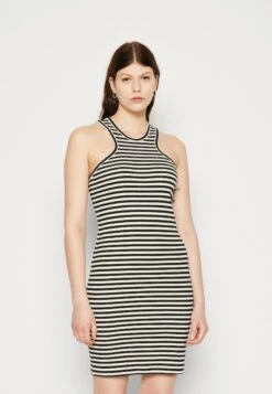 ARKET Jerseyjurk - Black/White